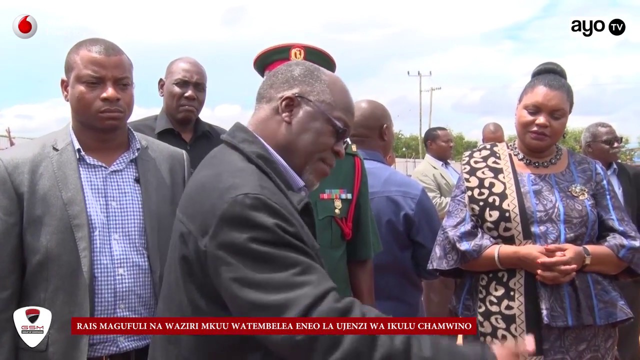 Rais Magufuli alivyotembelea eneo la ujenzi wa Ikulu Chamwino Dodoma