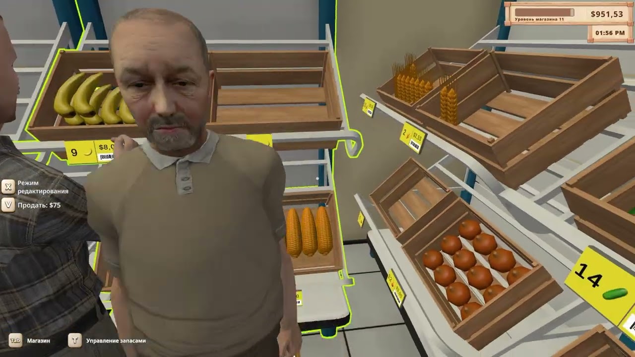 Я *УЛУЧШИЛ* СВОЮ ФЕРМУ И ЗАРАБОТАЛ 999.999$ 🤑 Farming and supermarket simulator 