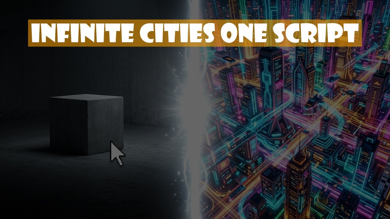 Build Massive 3D Cities in Seconds with Blender Python
