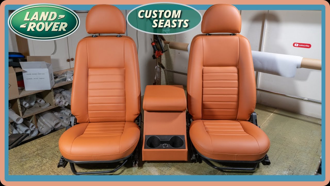 How to re-trim a Land Rover defender Interior, part 2. Re-trimming the front seats.Auto upholstery