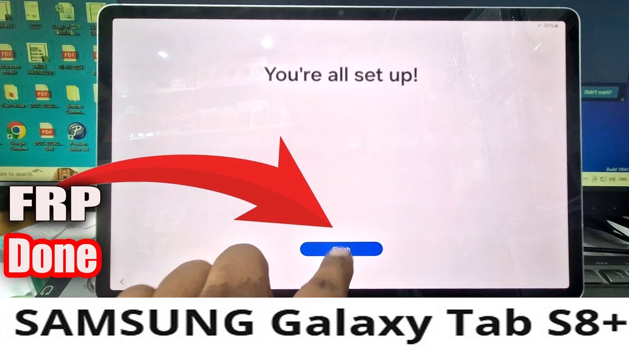 Samsung Galaxy S8 Plus Tab (SM-X800) FRP Bypass ChimeraTool EDL 9008Port✅