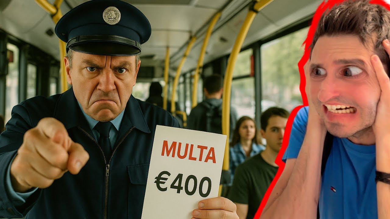 Io a 13 Anni Beccato Dai CONTROLLORI sul Pullman Tornando da Scuola | MULTA IN VISTA