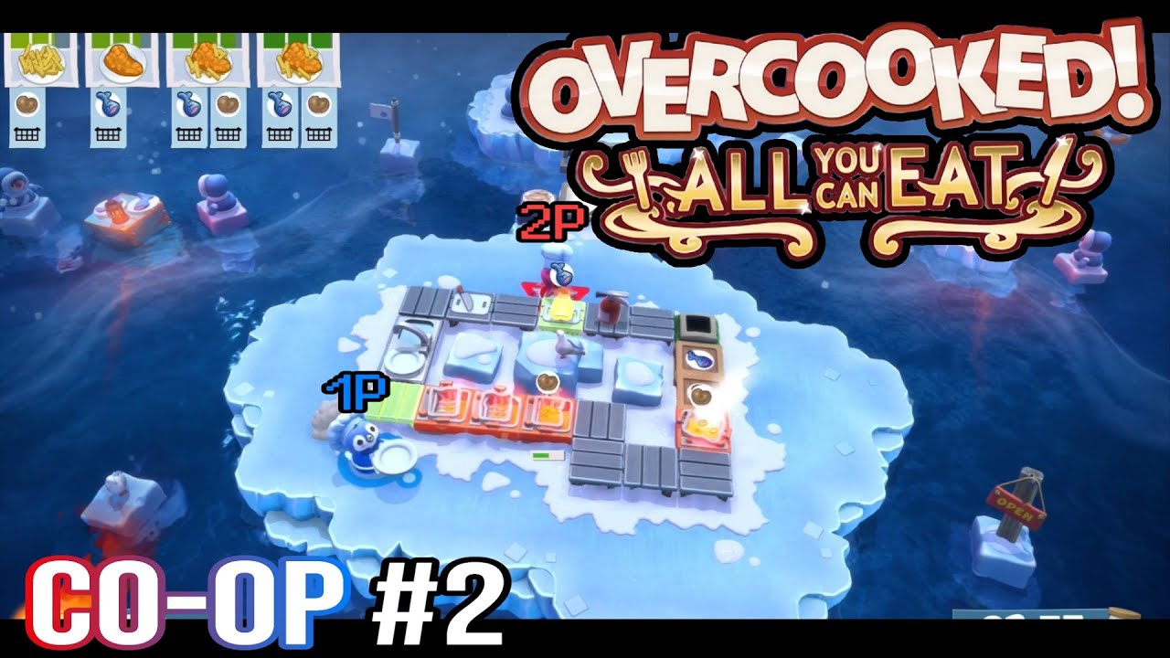 #2 Overcooked ! (All You Can Eat) - 2-Player Co-op Gameplay