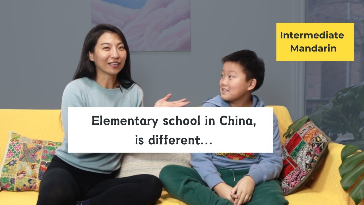 A Chinese Canandian boy goes to a public school in China - Intermediate Mandarin