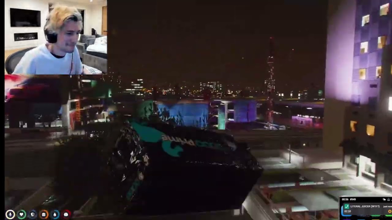 Xqc's Interstellar moment (COME ON TARS) +Perfect Timing | Nopixel 3.1 GTA RP
