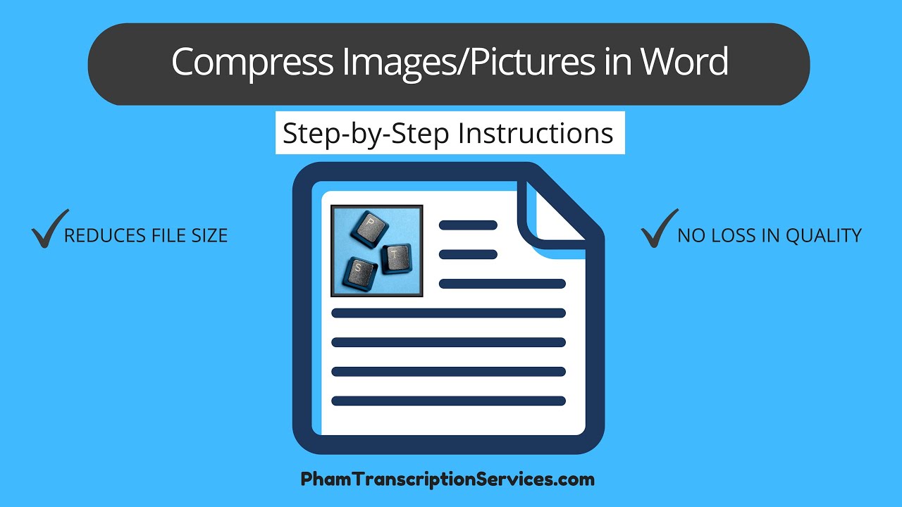 Compress Image/Picture in Word document to Reduce File Size