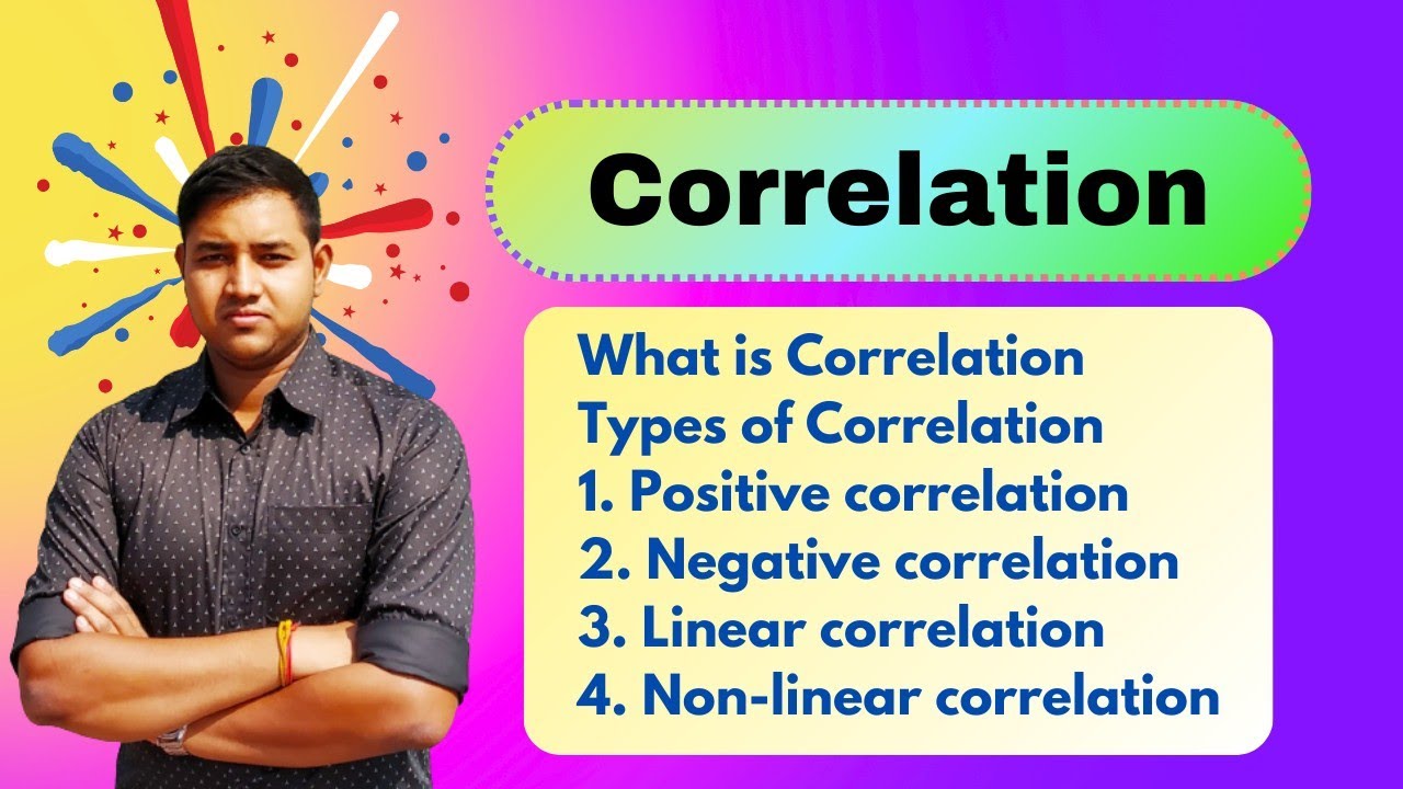 Correlation | Types of Correlation | Positive, Negative, Linear and Non-linear Correlation