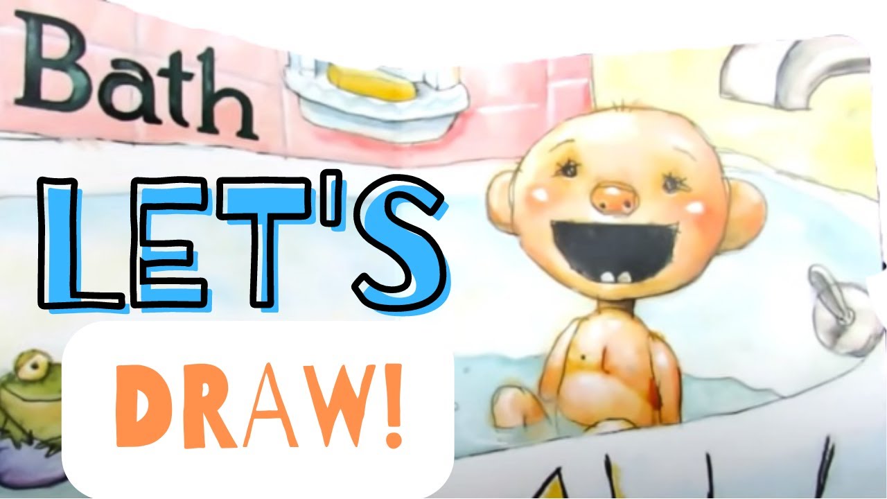 Let&rsquo;s Draw: DAVID in the bath (from Oops!) 🛁 | World English School Today