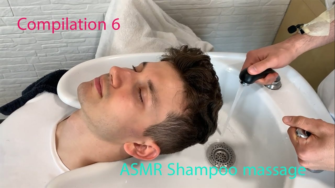 Intense ASMR Shampoo massage Compilation 6