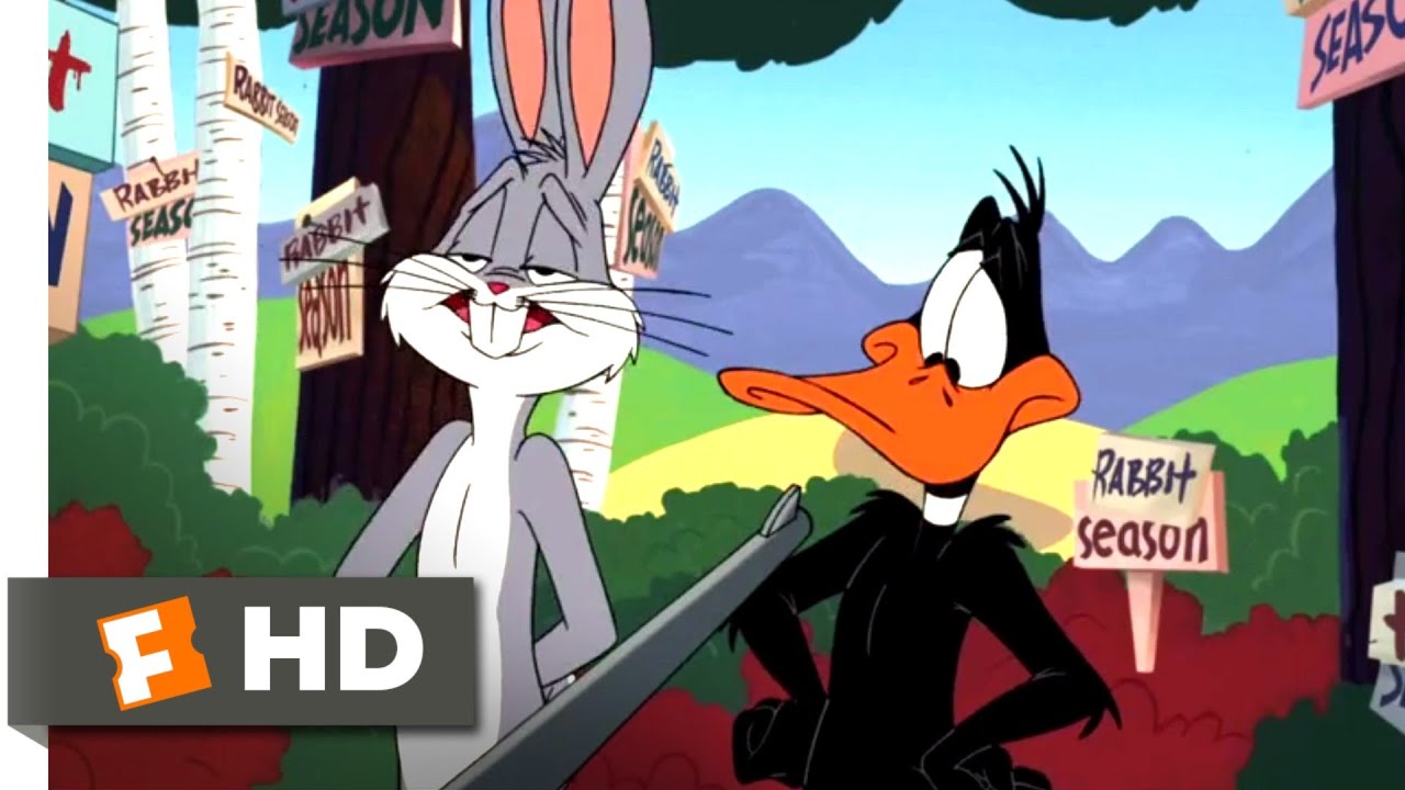 Looney Tunes: Back in Action (2003) - Bugs Bunny vs. Daffy Duck Scene (1/9) | Movieclips