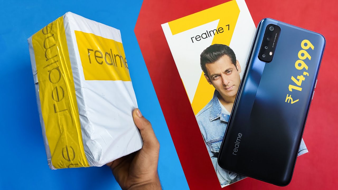 Realme 7 Retail Unit Unboxing ⚡⚡ (From Realme Store)
