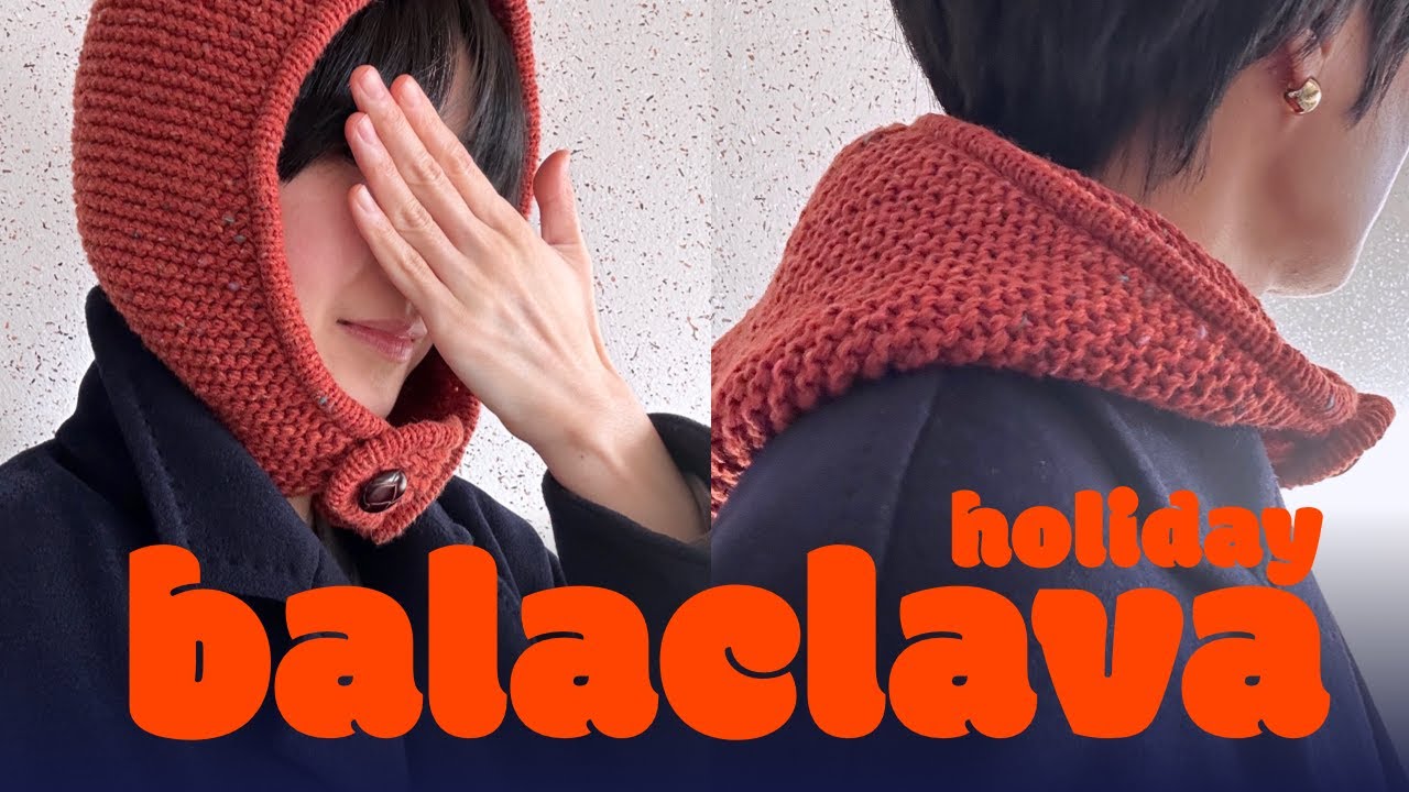 [튜토리얼_파트1] 🎄홀리데이 바라클라바 함께 떠요! ⎜Part1. Holiday Balaclava