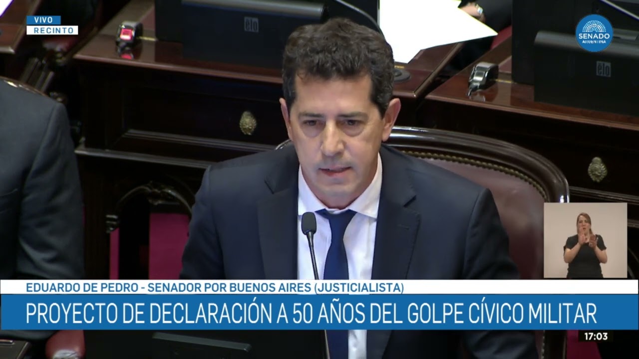 SENADOR EDUARDO DE PEDRO 2 – SESIÓN PÚBLICA 18-03-26