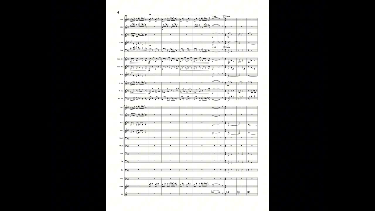 A Rabbit’s Garden (For Wind Ensemble) [In Progress Score]