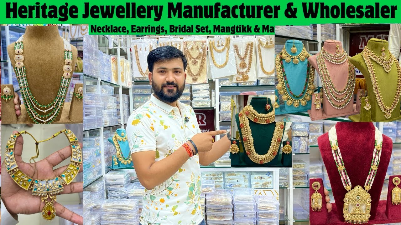 Heritage Jewellery Wholesale Market Mumbai Necklace Wholesale Market Bridal Jewellery Manufacturer 