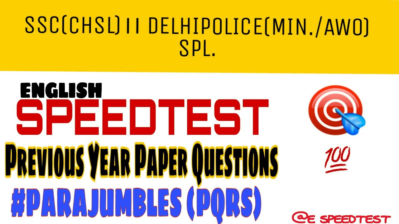 Para Jumbled Sentences Tricks|Sentence Rearrangement Tricks ForSSC।।DELHIPOLICE।।CDS।।AIRFORCE|NAVY