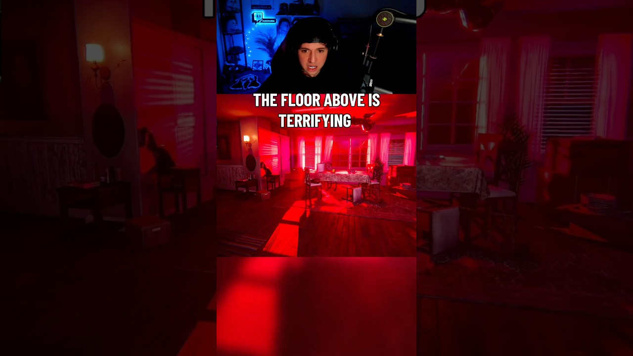 The Floor Above Is Terrifying!! #gaming #horrorgames #scarygames #gamingmemes