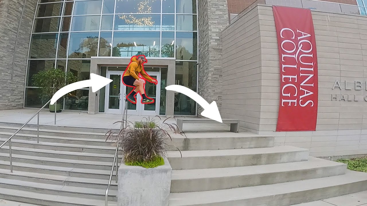 Hidden Parkour Spots of Aquinas College!