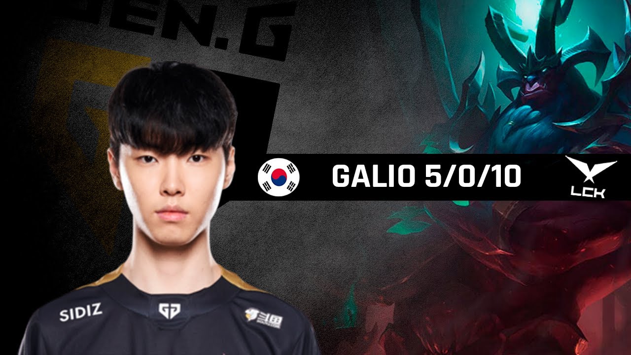 Highlights GEN Chovy with Galio - LCK Spring 2022