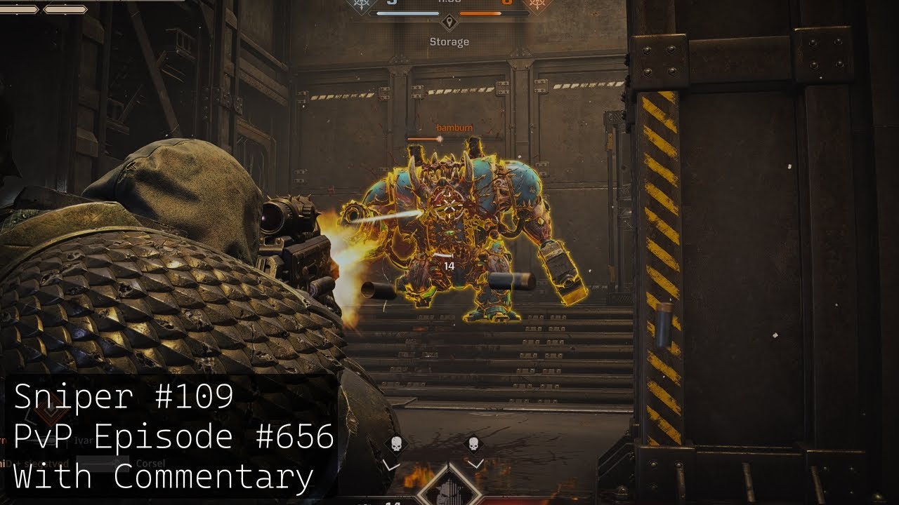 Снайперский геймплей 109 Многопользовательский режим (с комментариями) | Warhammer 40K Space Mari...