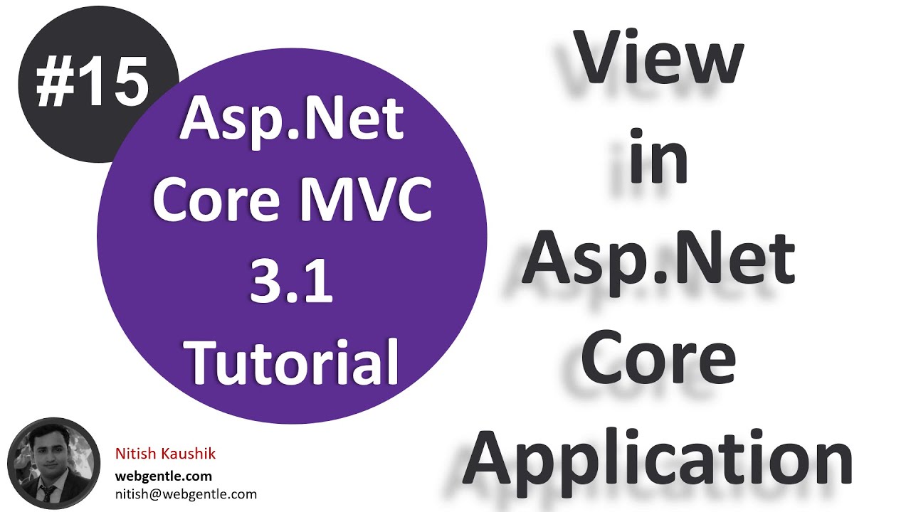 (#15) View in asp.net core application | Asp.Net Core tutorial