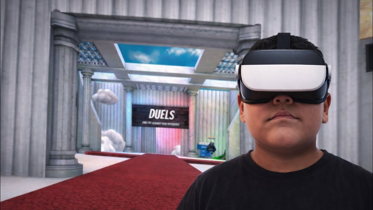 Playing Animal rivals on VR