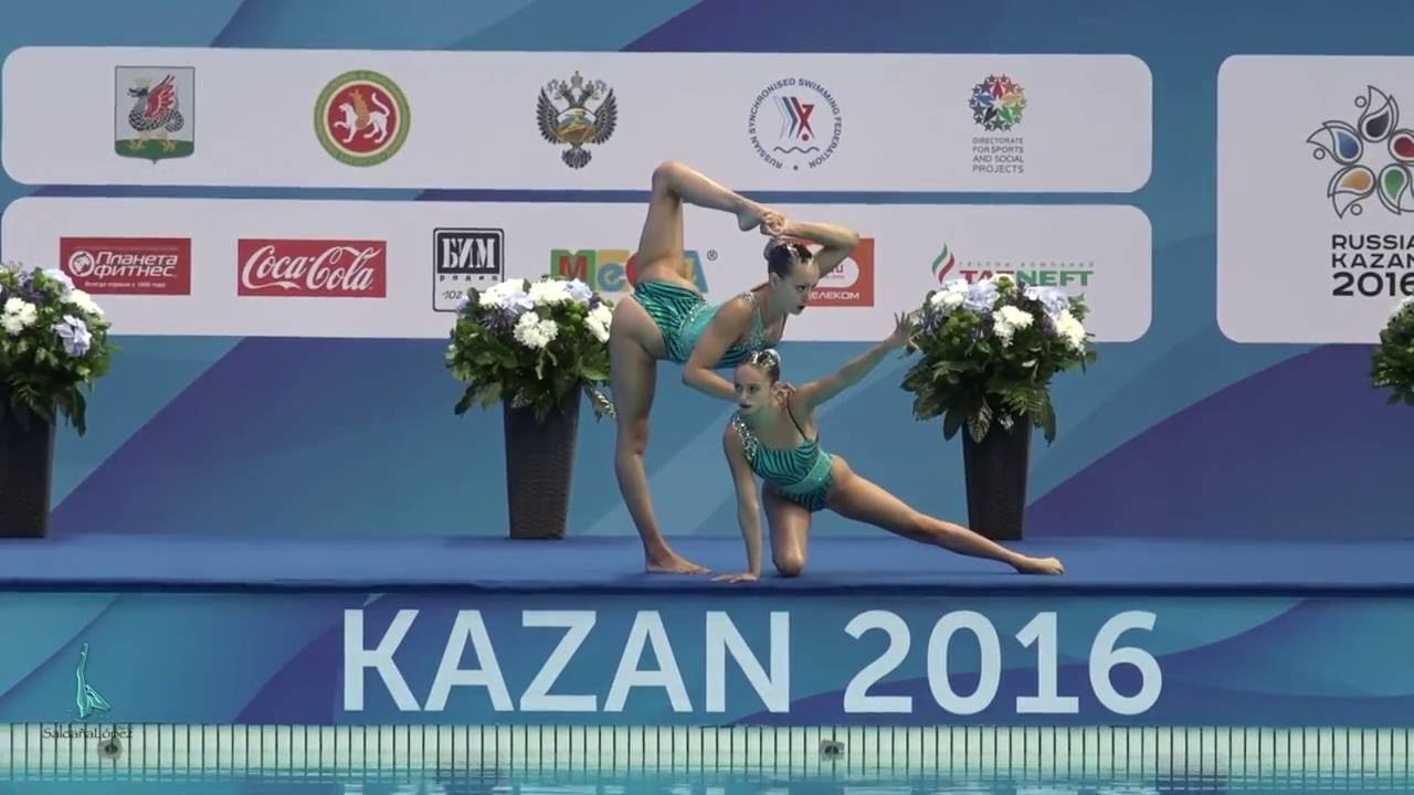 Final Duet Spain - FINA World Junior Synchronised Swimming Championships 2016