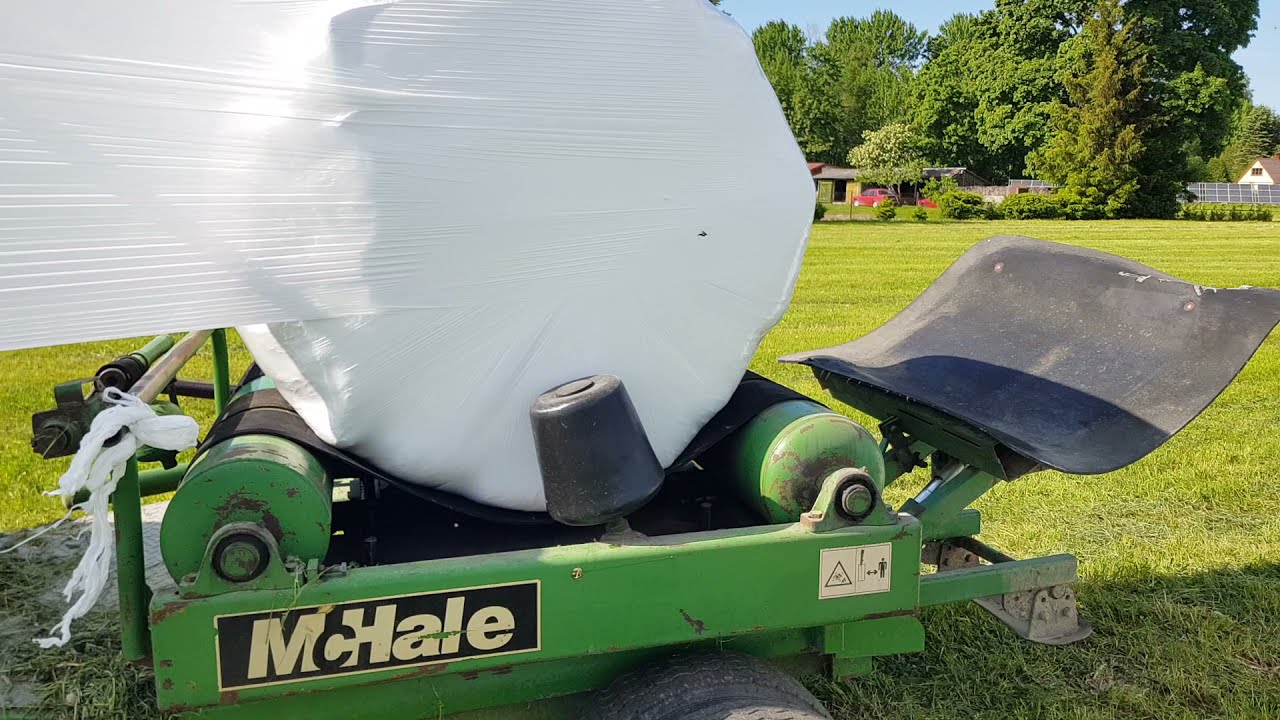 McHale 991B bale wrapper and MTZ572 part 2of2