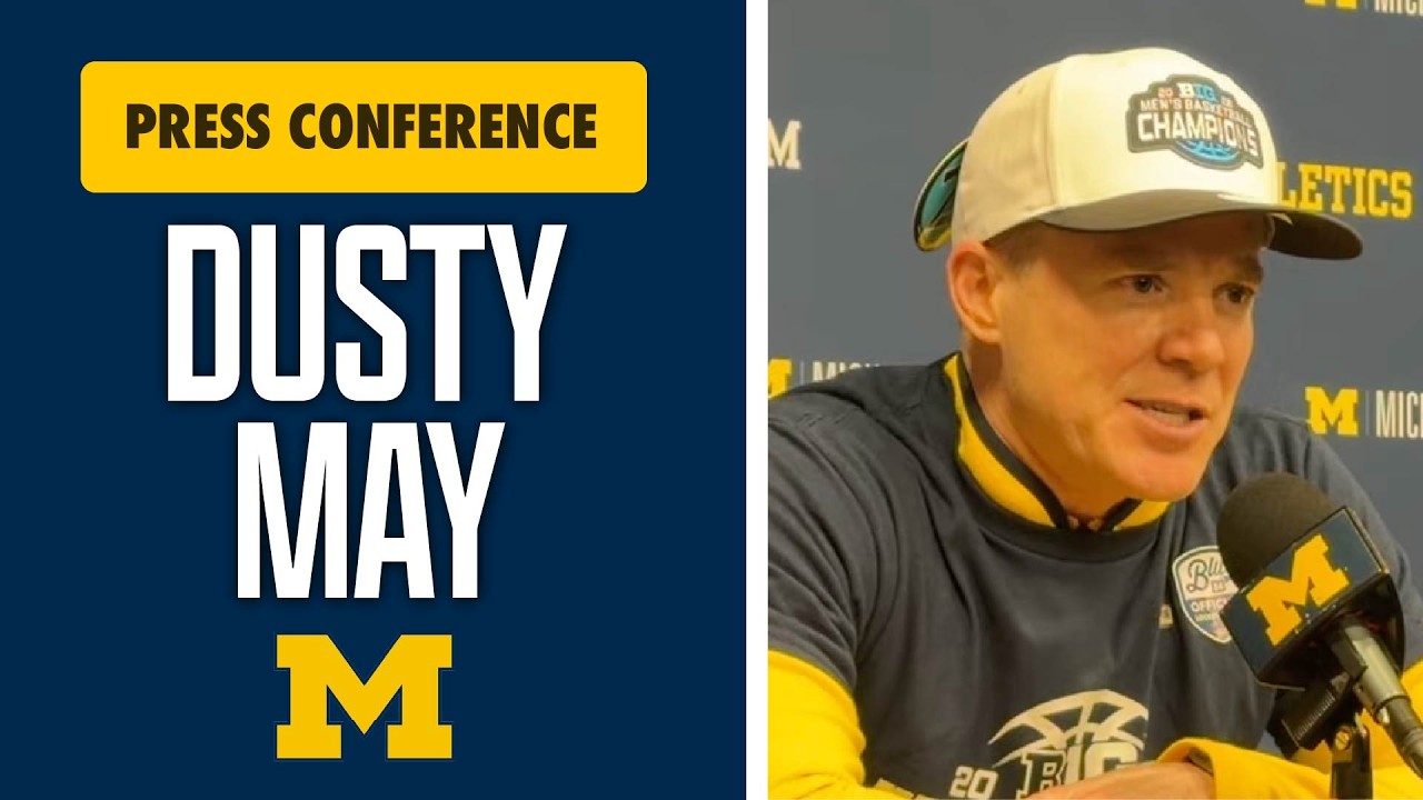 Dusty May Press Conference After Michigan Basketball 90-80 Win Over Michigan State I #goblue