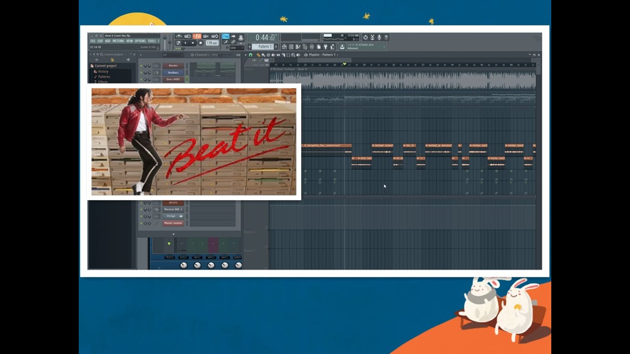 Michael Jackson - Beat It【Remake By 喵步小雨中】FL Studio