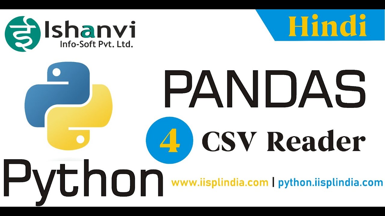 Pandas Tutorial 04 | CSV Reader and Data Frame