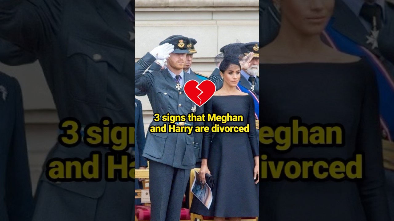 3 signs that Meghan and Harry are divorced. #celebrity #meghan #harry