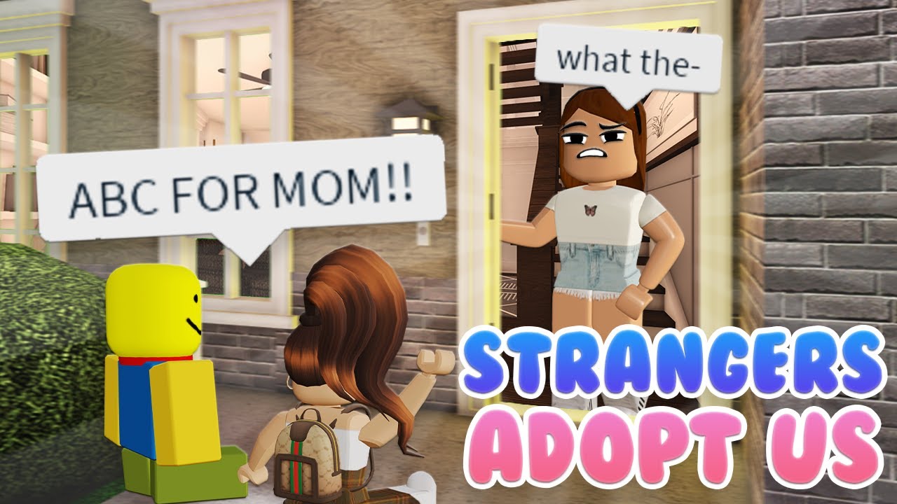 ASKING STRANGERS TO ADOPT US IN BLOXBURG!!