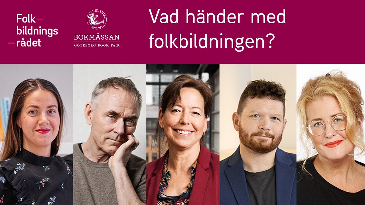 Folkbildningsrådet på Bokmässan 2024: Vad händer med folkbildningen?