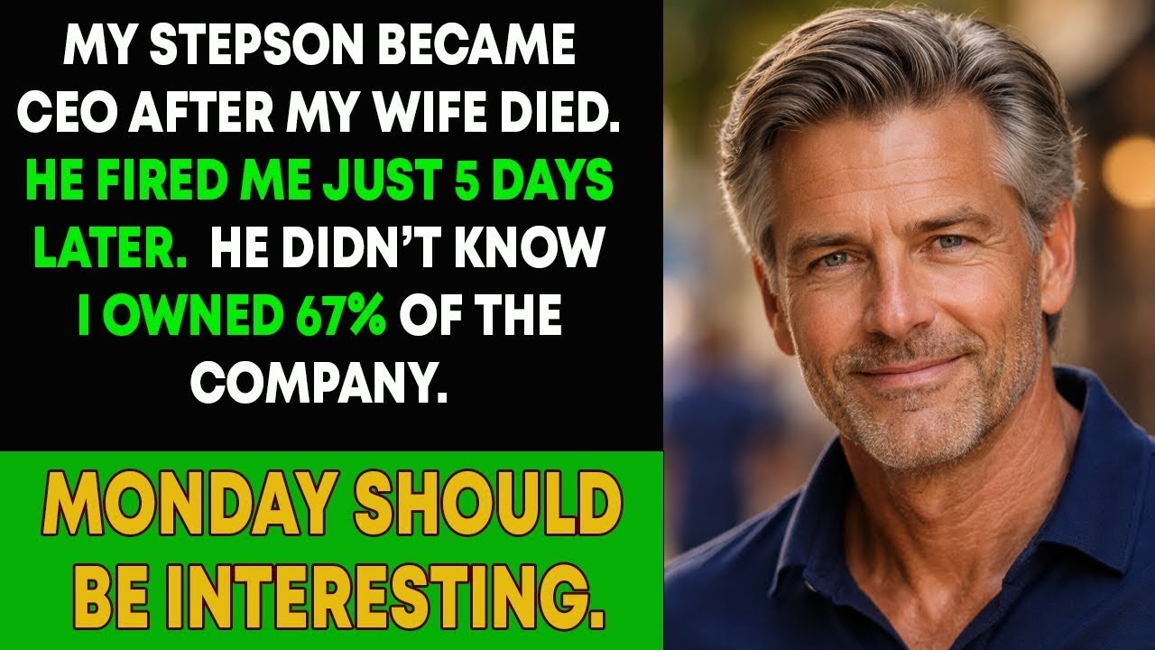 My Stepson Became CEO After My Wife Died — He Fired Me 5 Days Later | Family Revenge Story