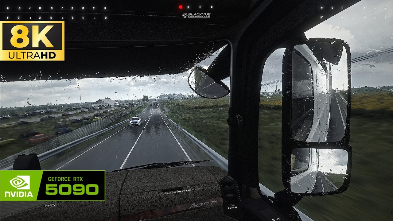 ETS2 on RTX 5090 - Ultimate POV & Dashcam Realism | Romania 1:1 | 8K