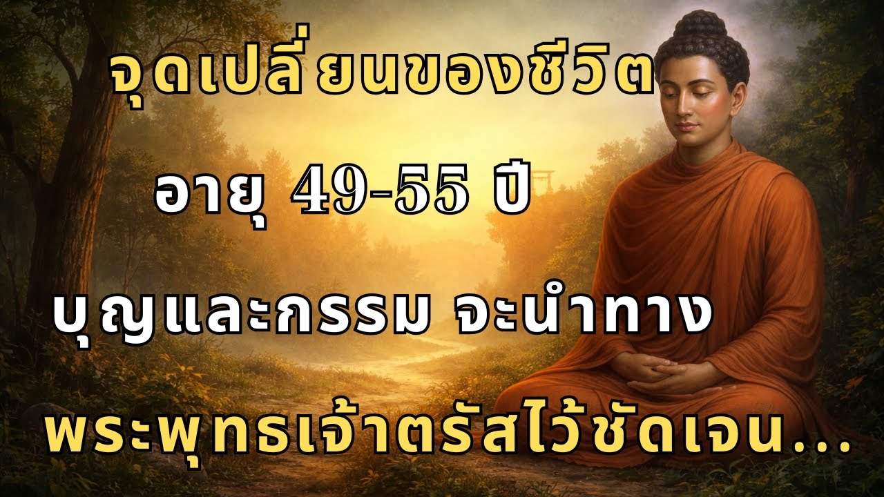 !! ช่วงอายุ 49-55 ปี คือช่วงที่ “บุญและกรรมเก่า” จะเริ่มทำงานอย่างเด่นชัดที่สุดในชีวิต ?