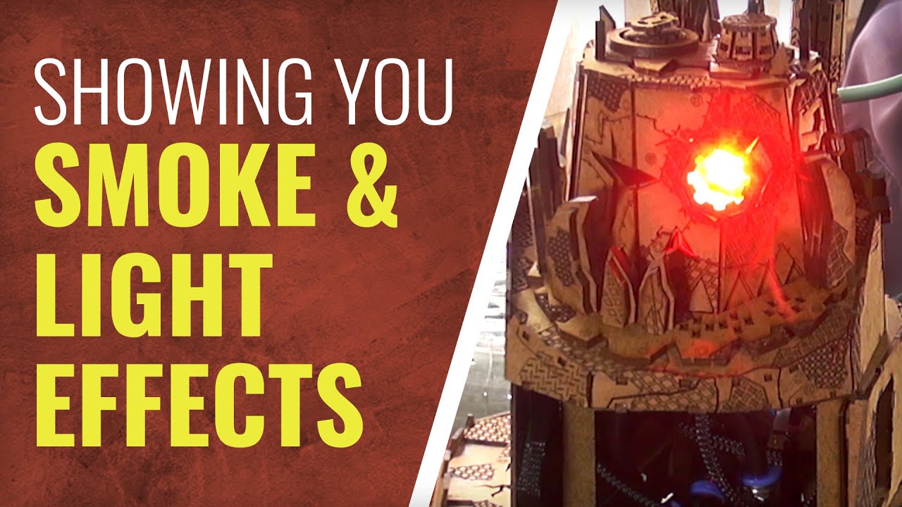 Should You Add Smoke & Light Effects To Wargaming Miniatures? | Kromlech Deffstomper 40K Project