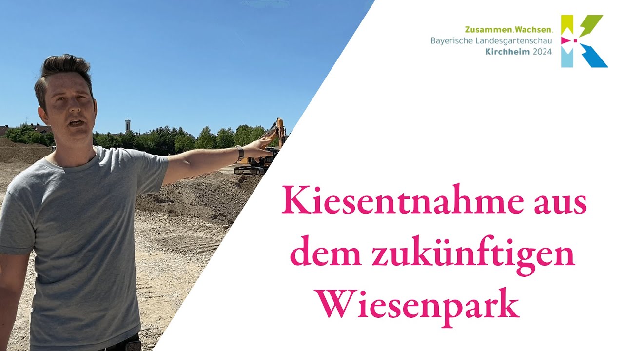 Baustelle Landesgartenschau: Warum wird im Wiesenpark so viel gebaggert?