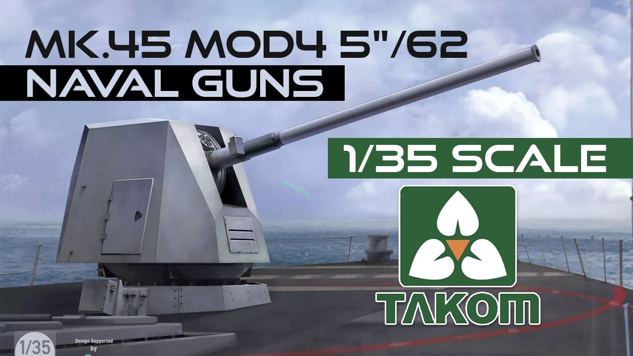 Unboxing Takom's Naval Gun Kits: American and Japanese Models Revealed!