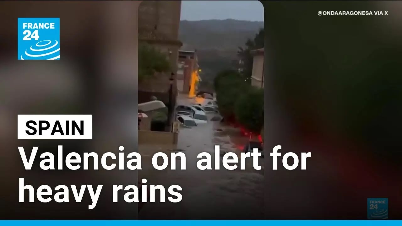 Spain: Valencia on alert for heavy rains and flooding &bull; FRANCE 24 English