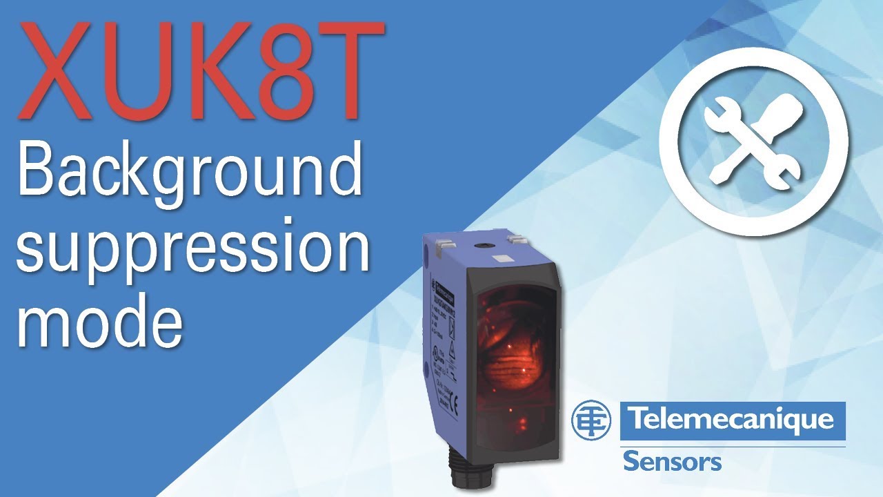 Tutorial &ndash; OsiSense XUK8T &ndash; Background suppression mode
