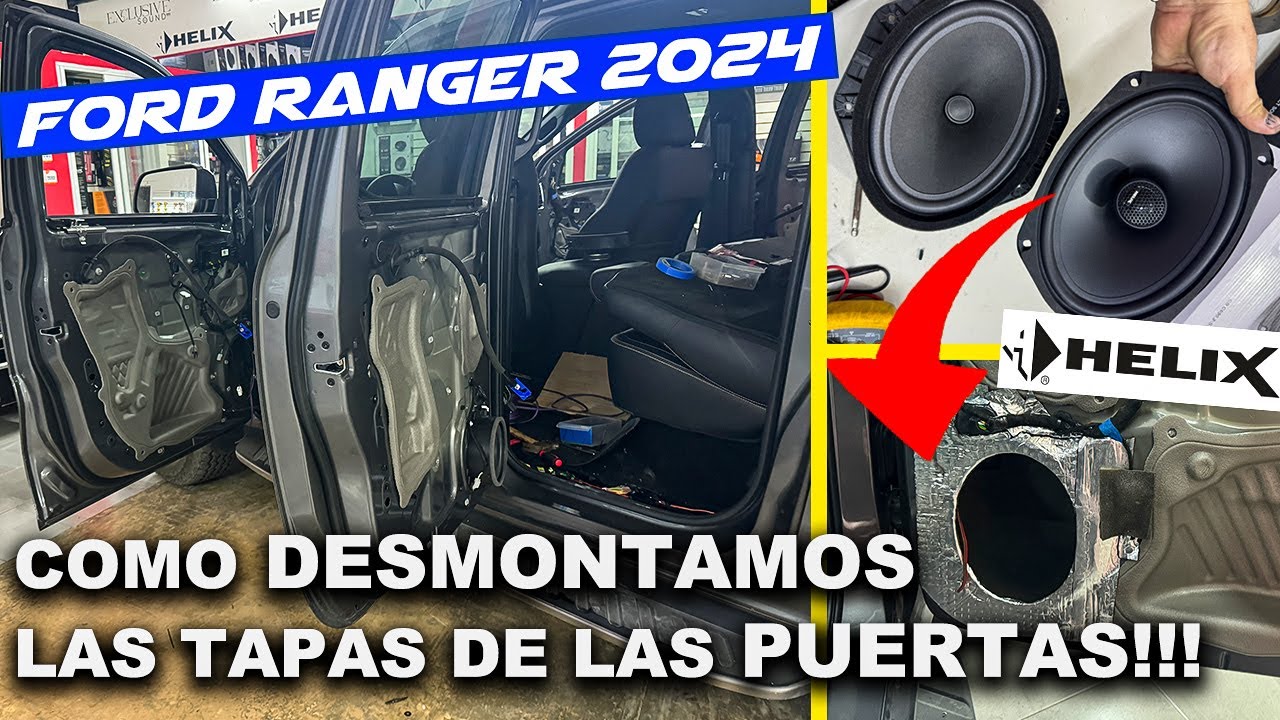FORD RANGER 2024 ¡A DESMONTAR PUERTAS! - BeltranAudioCar