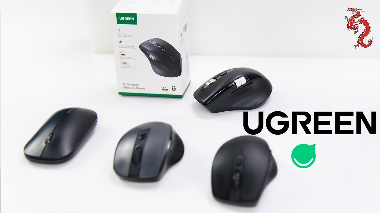 Беспроводные мыши от UGREEN //Опыт использования трёх моделей и распаковка НОВОЙ.