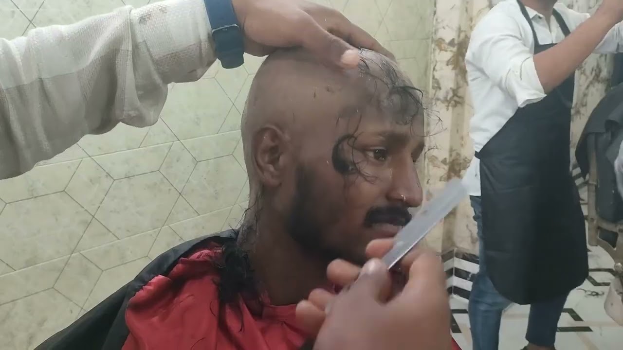 Most attractive dandruff HeadShave video, full dandruff HeadShave 