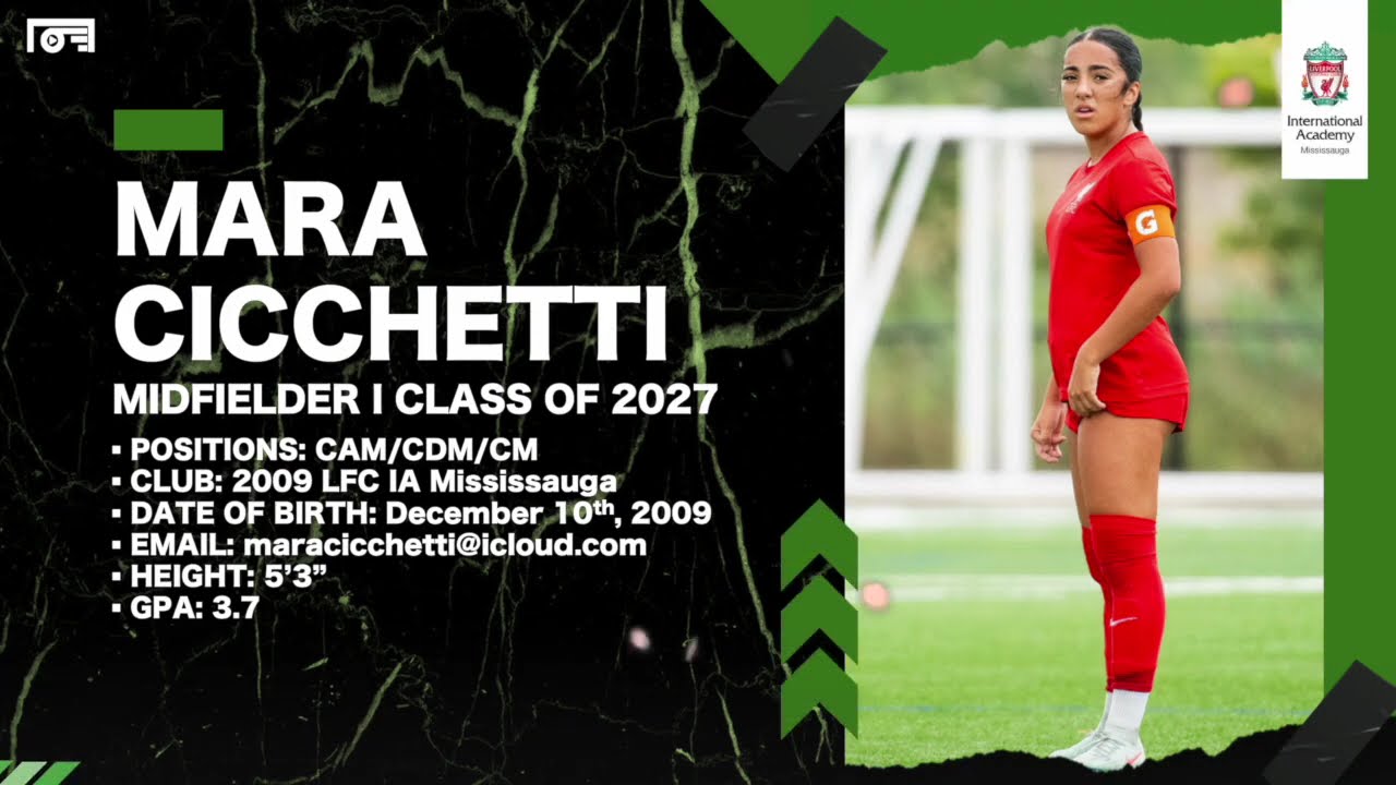 Mara Cicchetti 2025 Soccer Highlights