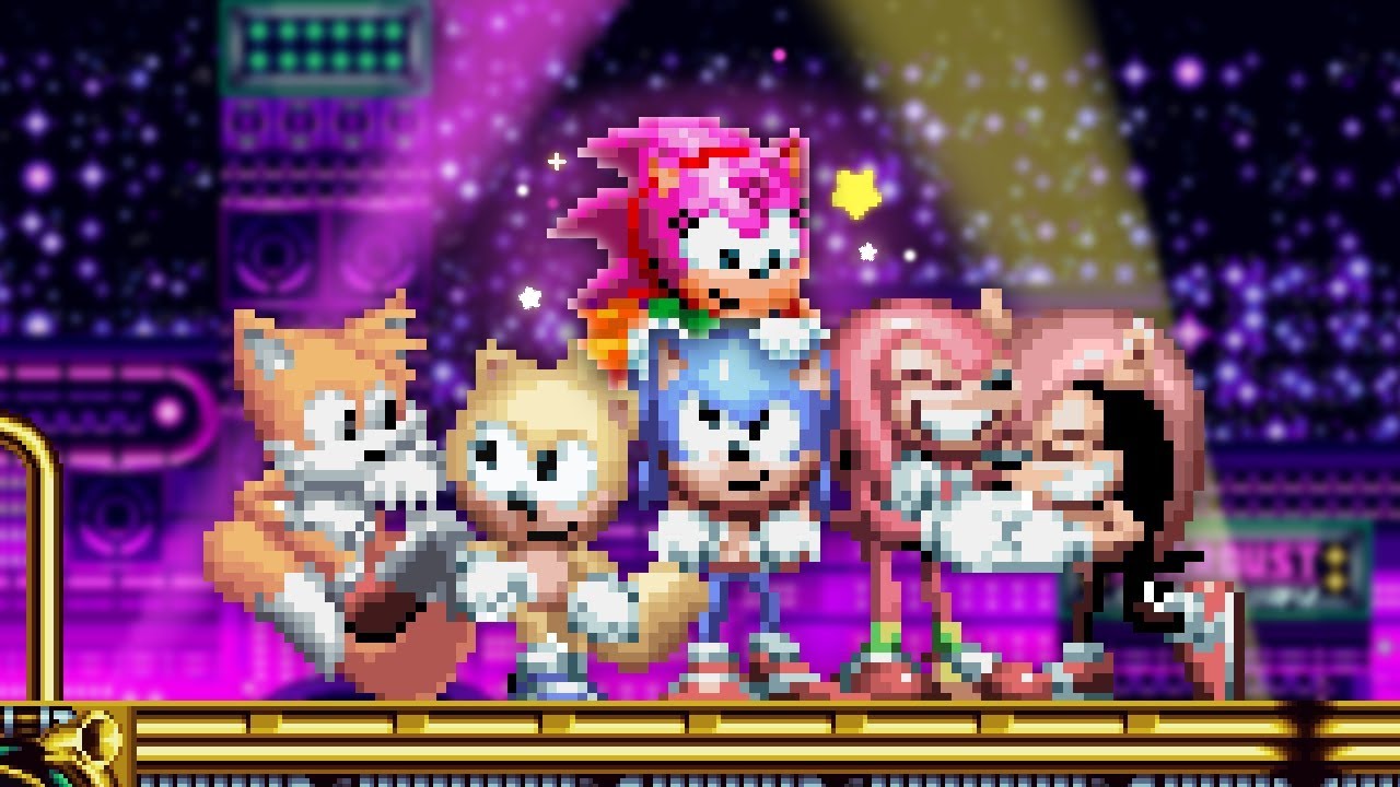 what if Amy was in Sonic Mania Plus?