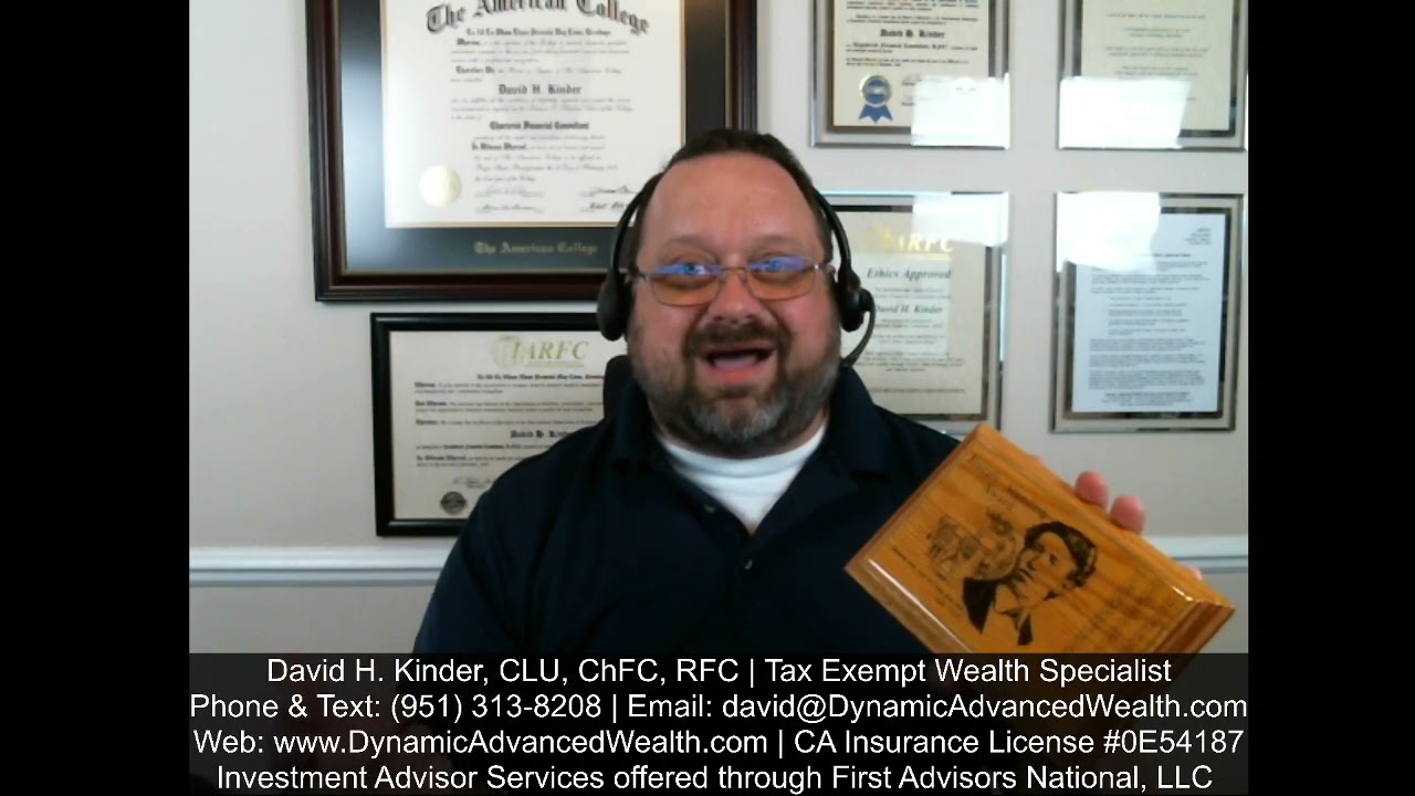 Why I Pursued and Completed My CLU Today | David H. Kinder, CLU, ChFC, RFC