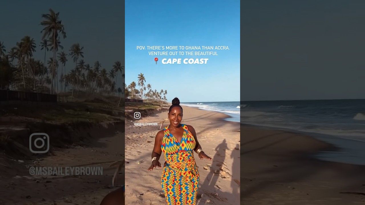 The beautiful paradise of #capecoast #ghana #centralregion #gettingaroundwithbaileybrown travelghana