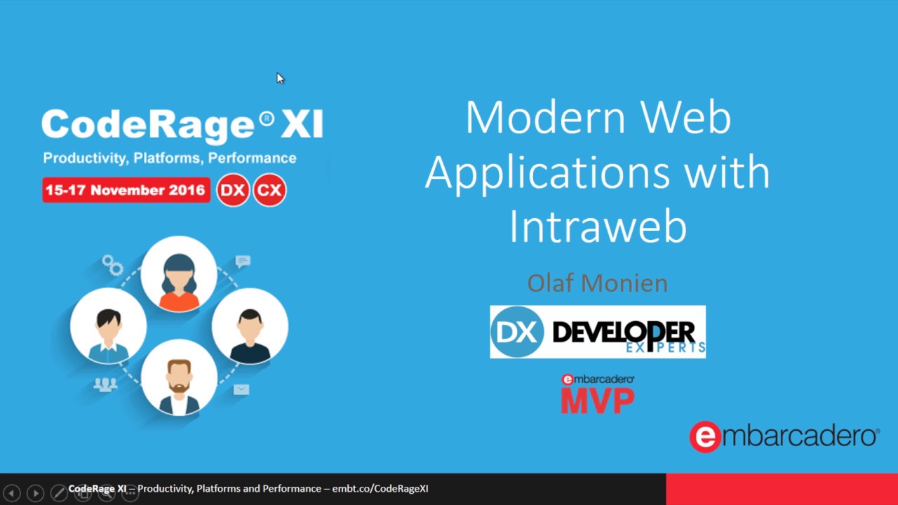 Coderage XI - Modern Web Applications with Intraweb and Bootstrap